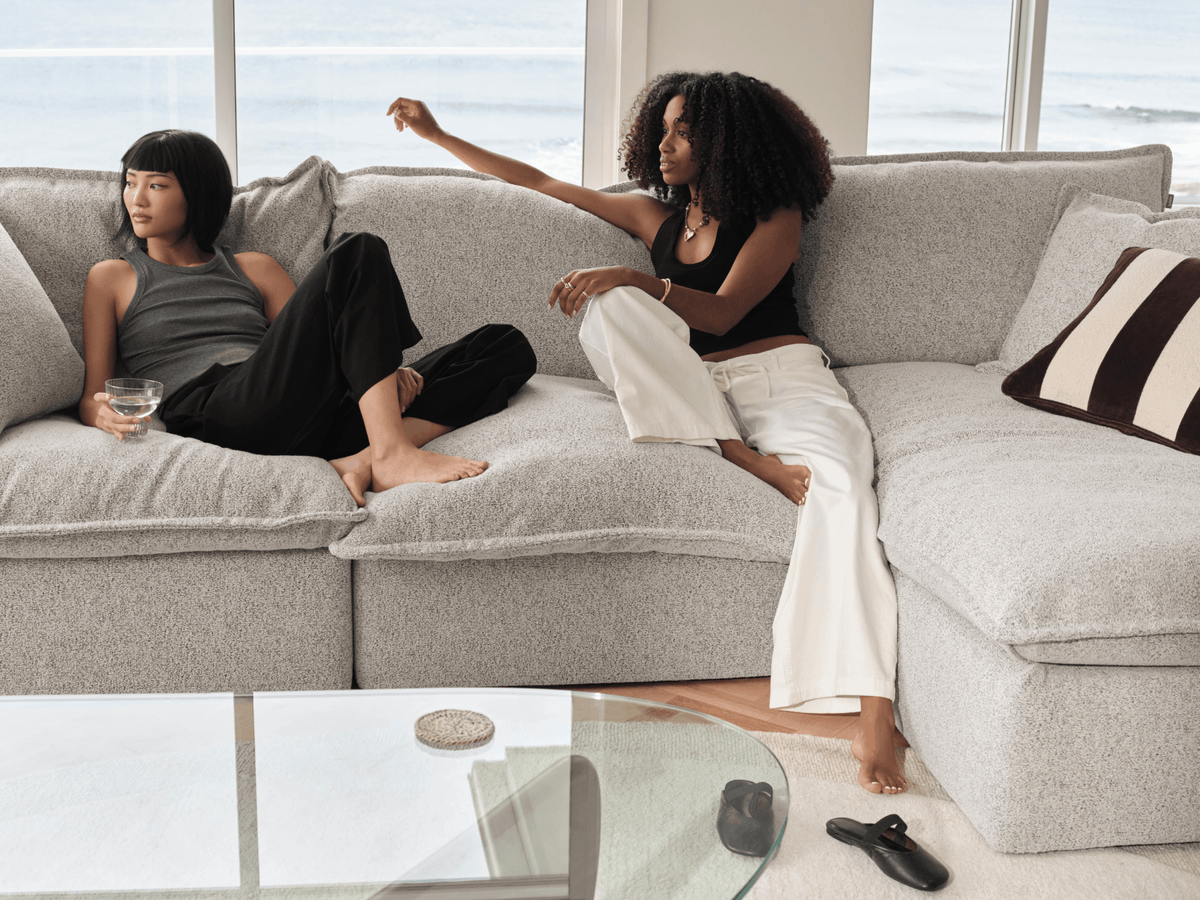 Tamarama Modular Sofa - 4 Sections / Extra Wide / Aussie Latte (Luxe)