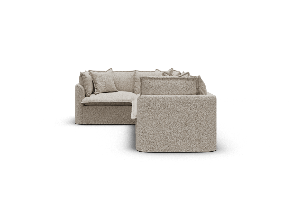 Tamarama Modular Sofa - 4 Sections / Extra Wide / Aussie Latte (Luxe)