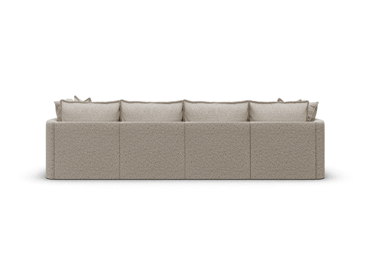 Tamarama Modular Sofa - 4 Sections / Regular / Aussie Latte (Luxe)