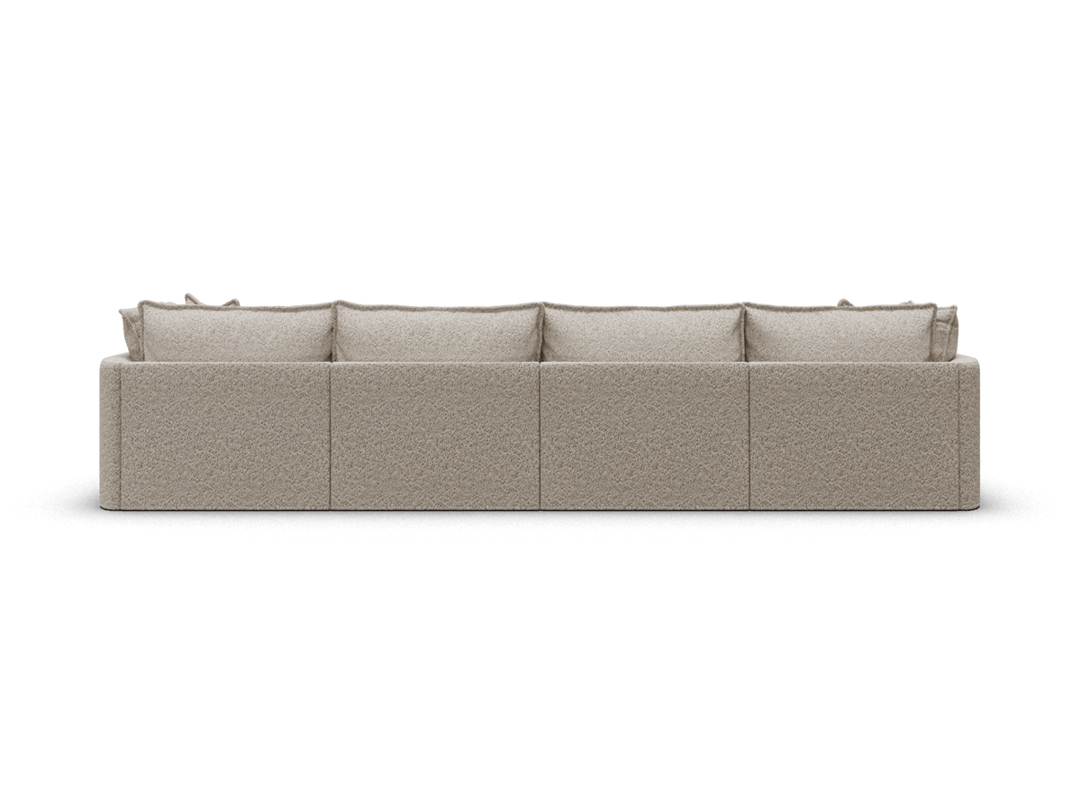 Tamarama Modular Sofa - 4 Sections / Extra Wide / Aussie Latte (Luxe)