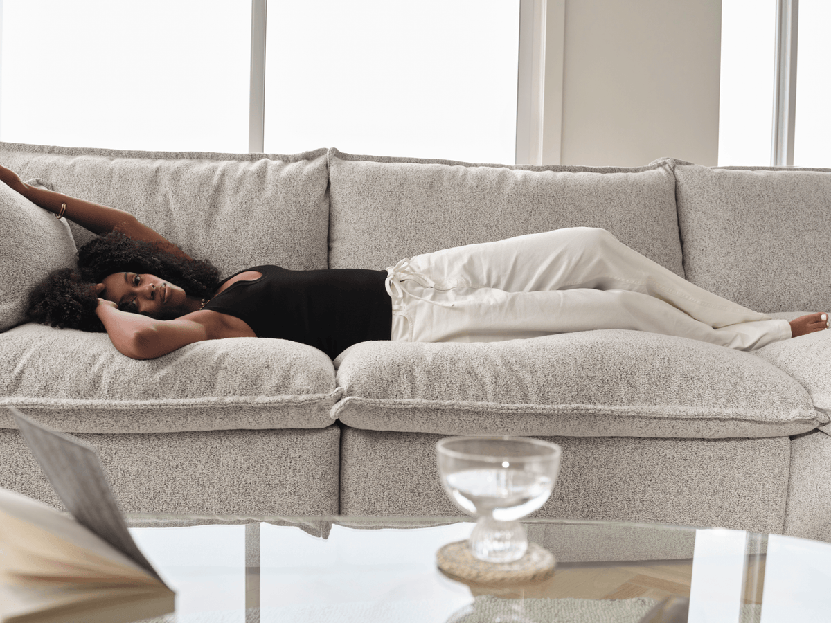 Tamarama Modular Sofa - 4 Sections / Extra Wide / Aussie Latte (Luxe)