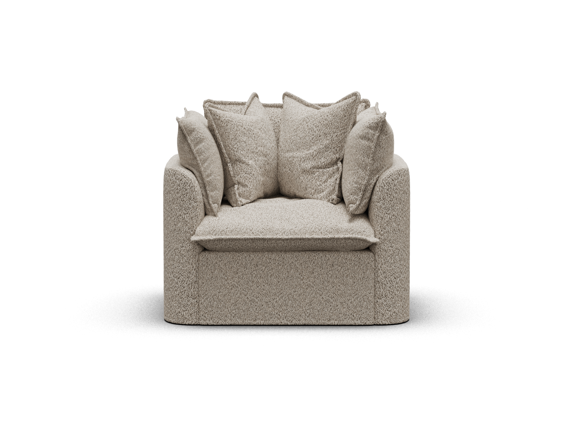 Tamarama Modular Armchair - Regular / Aussie Latte (Luxe)