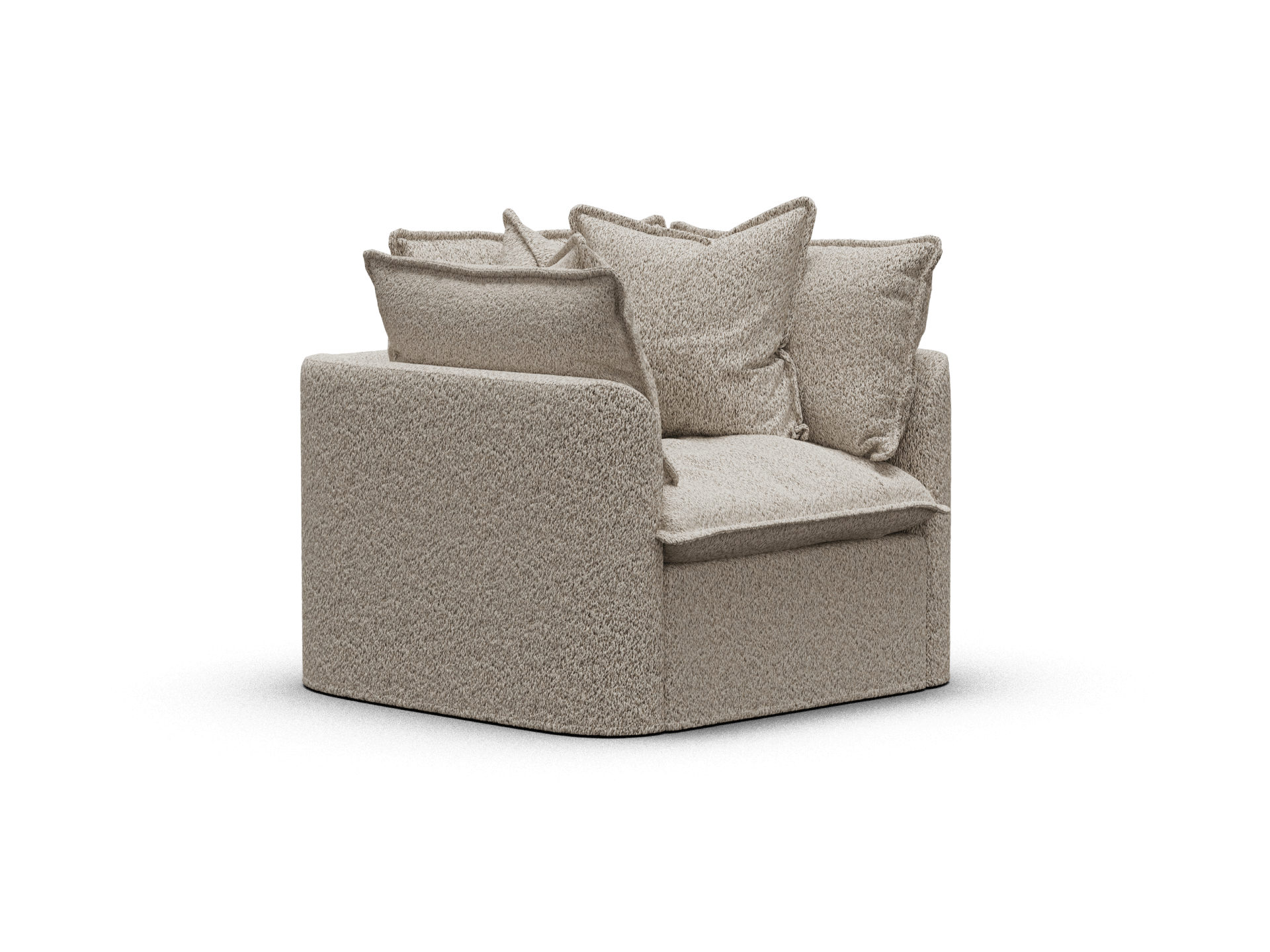 Tamarama Modular Armchair - Regular / Aussie Latte (Luxe)