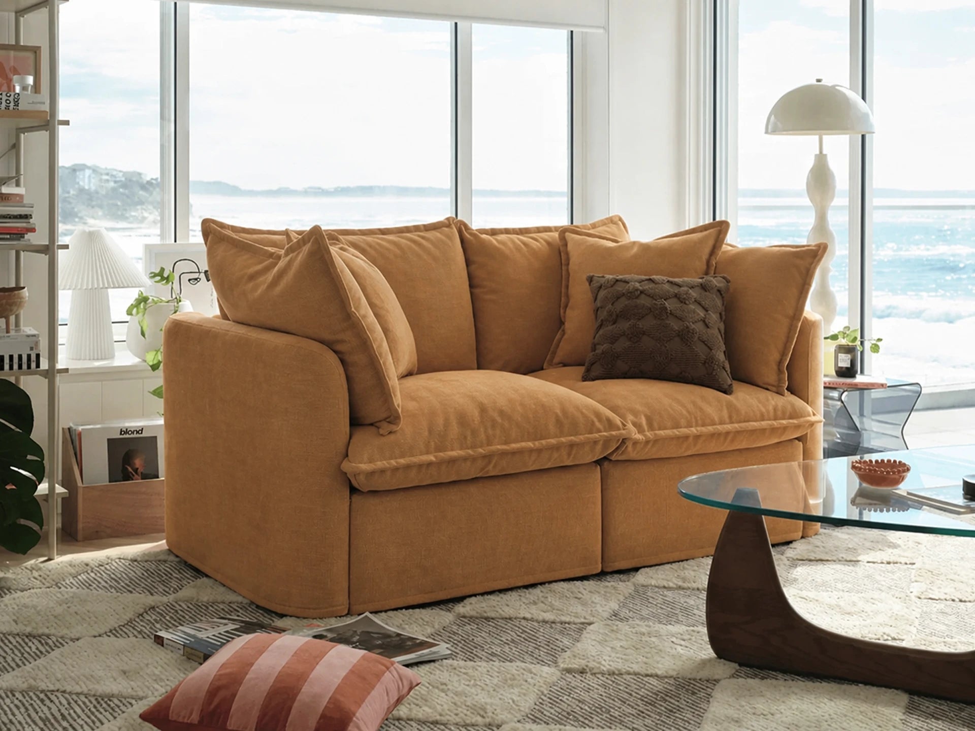 Tamarama Modular Sofa - 2 Sections / Regular / Bronzed Aussie