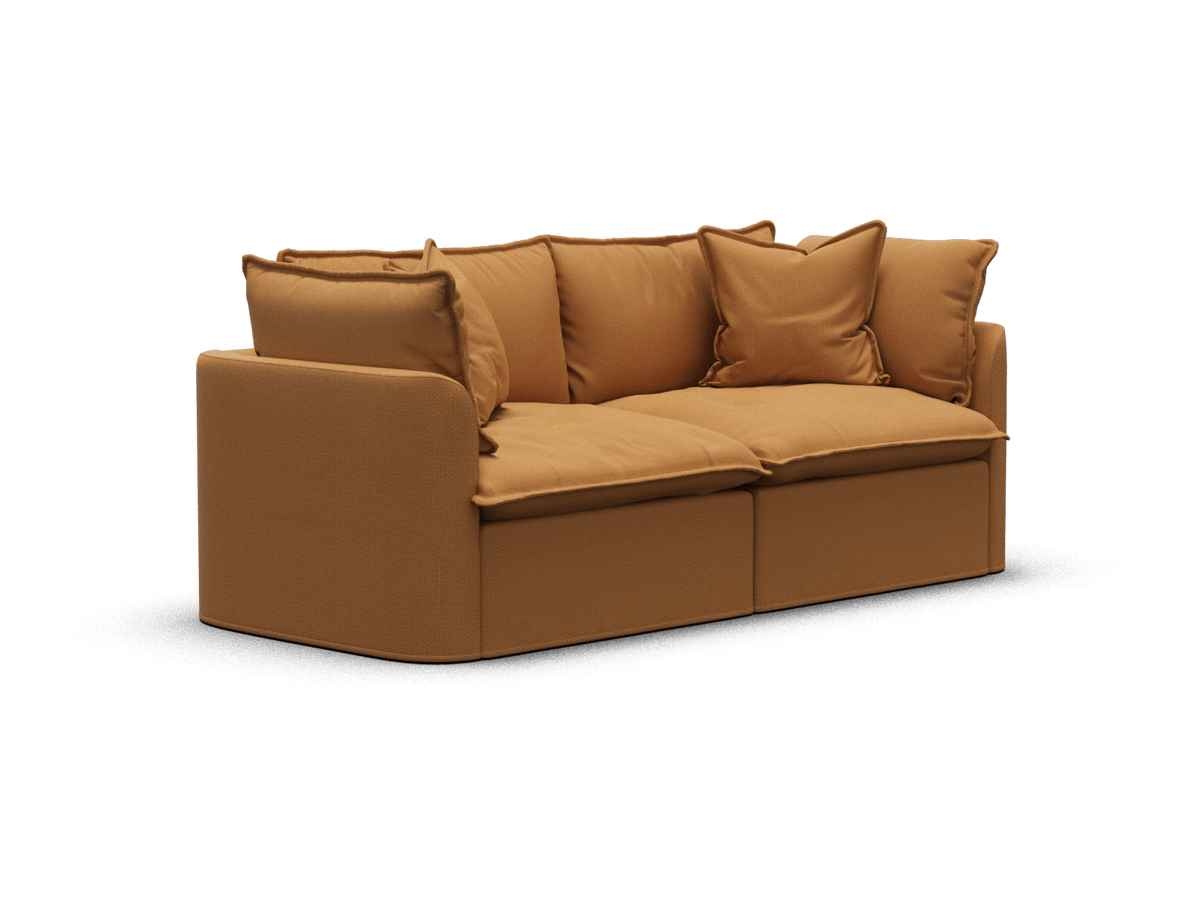 Tamarama Modular Sofa - 2 Sections / Extra Wide / Bronzed Aussie