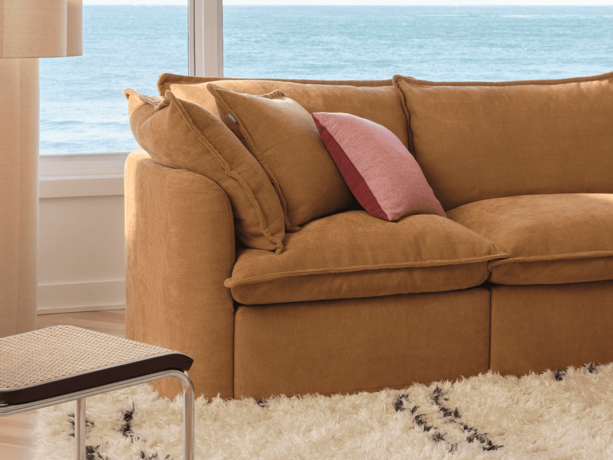 Tamarama Modular Sofa - 2 Sections / Extra Wide / Bronzed Aussie