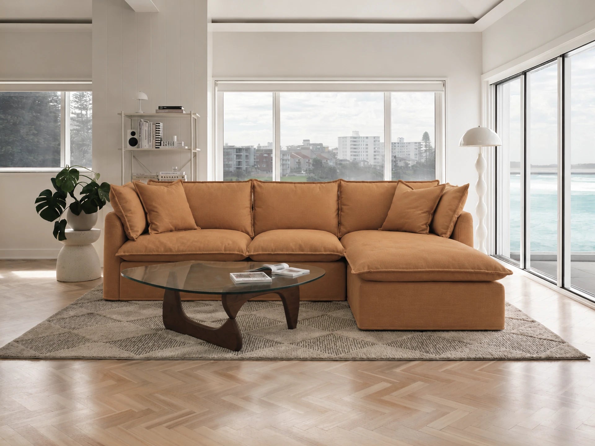 Tamarama Modular Sofa - Regular / 3 Sections / Bronzed Aussie