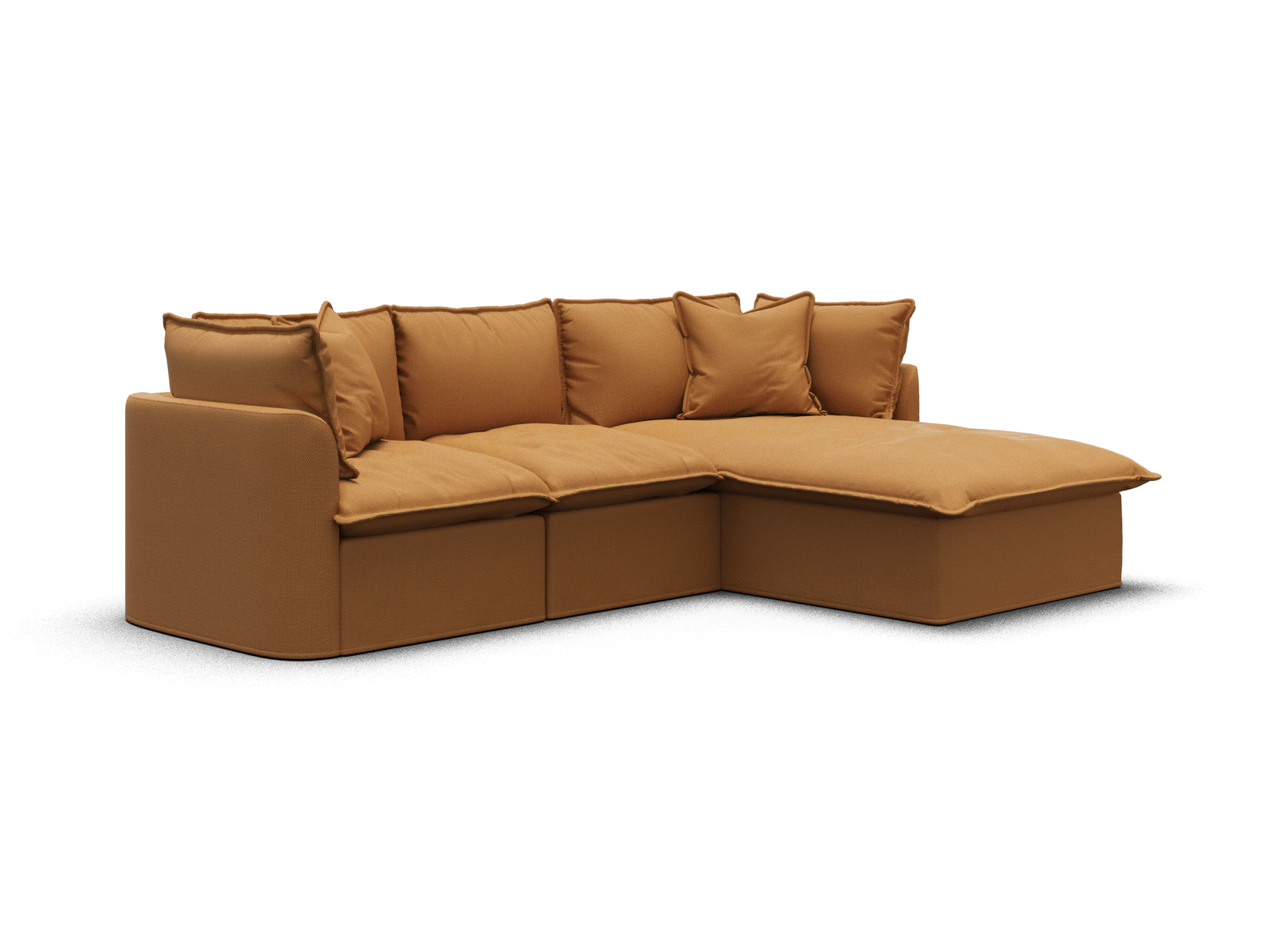Tamarama Modular Sofa - Regular / 3 Sections / Bronzed Aussie