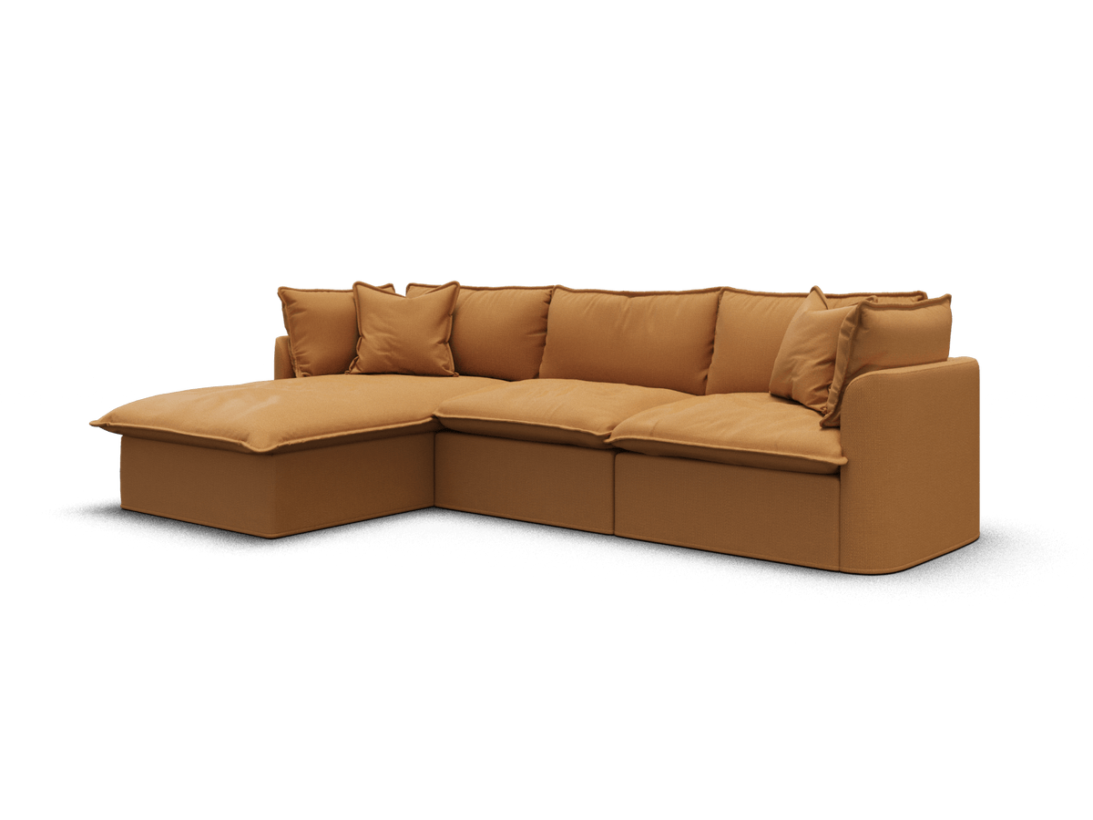 Tamarama Modular Sofa - 3 Sections / Extra Wide / Bronzed Aussie