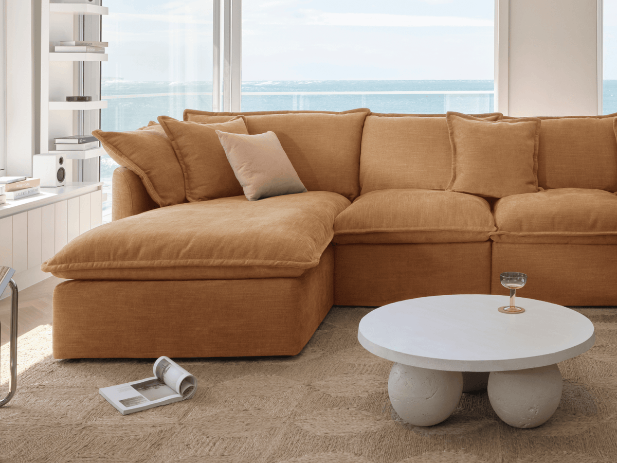 Tamarama Modular Sofa - 3 Sections / Extra Wide / Bronzed Aussie