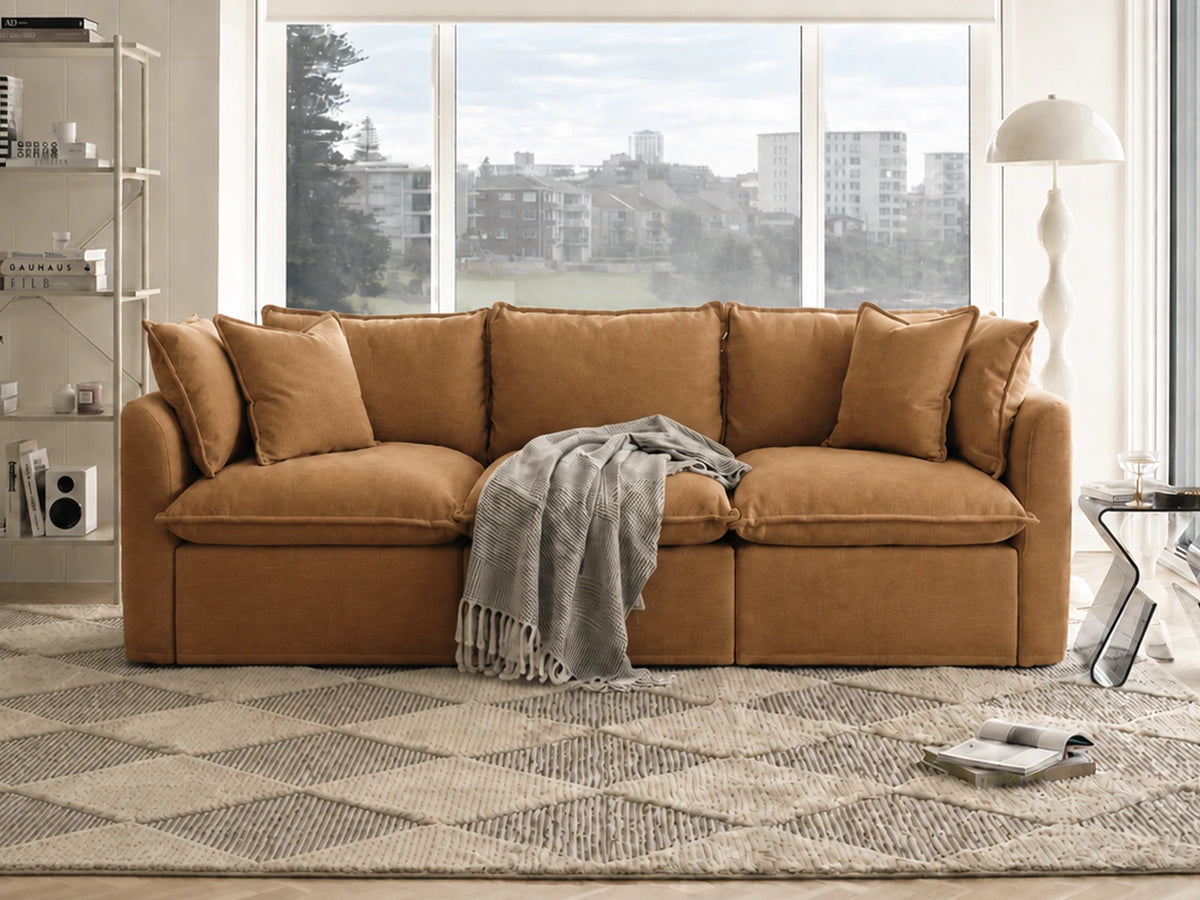 Tamarama Modular Sofa - 3 Sections / Regular / Bronzed Aussie