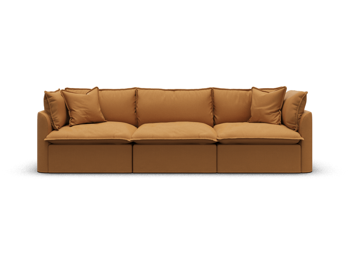 Tamarama Modular Sofa - 3 Sections / Extra Wide / Bronzed Aussie