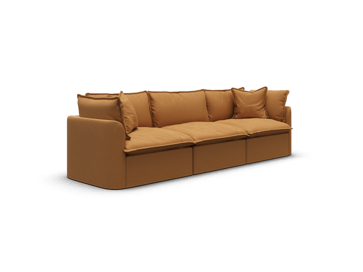 Tamarama Modular Sofa - 3 Sections / Extra Wide / Bronzed Aussie