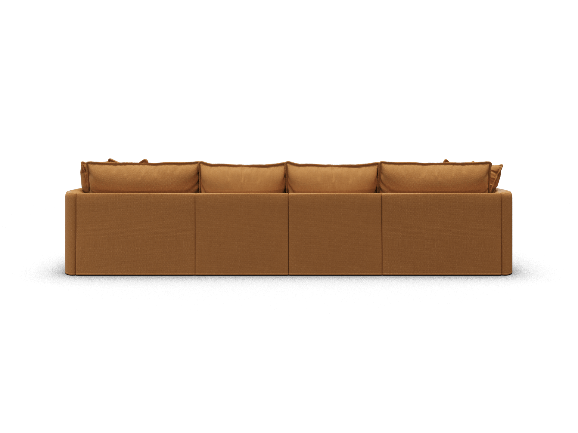 Tamarama Modular Sofa - Regular / 4 Sections with 2 Chaises / Bronzed Aussie