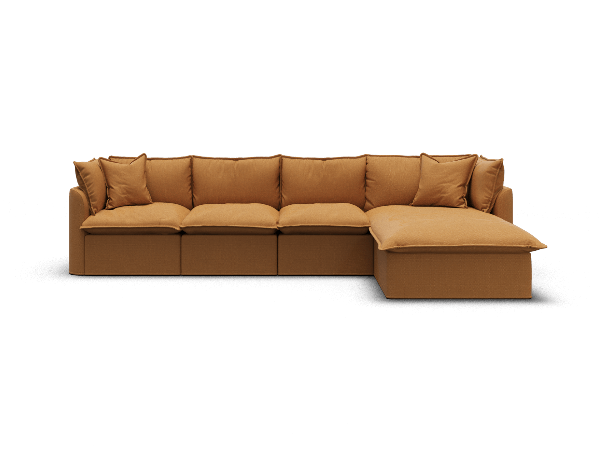 Tamarama Modular Sofa - 4 Sections / Regular / Bronzed Aussie