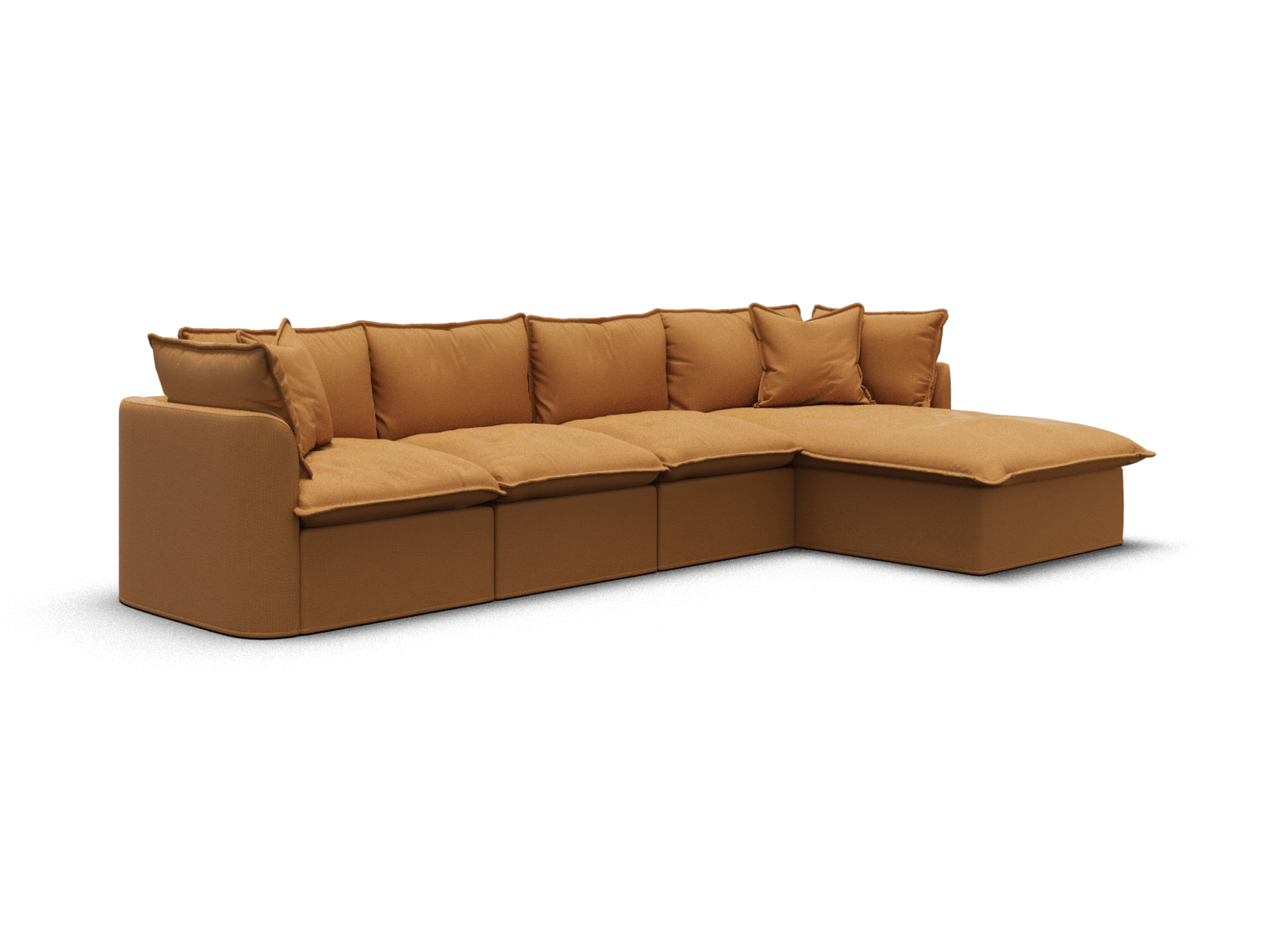 Tamarama Modular Sofa - 4 Sections / Regular / Bronzed Aussie