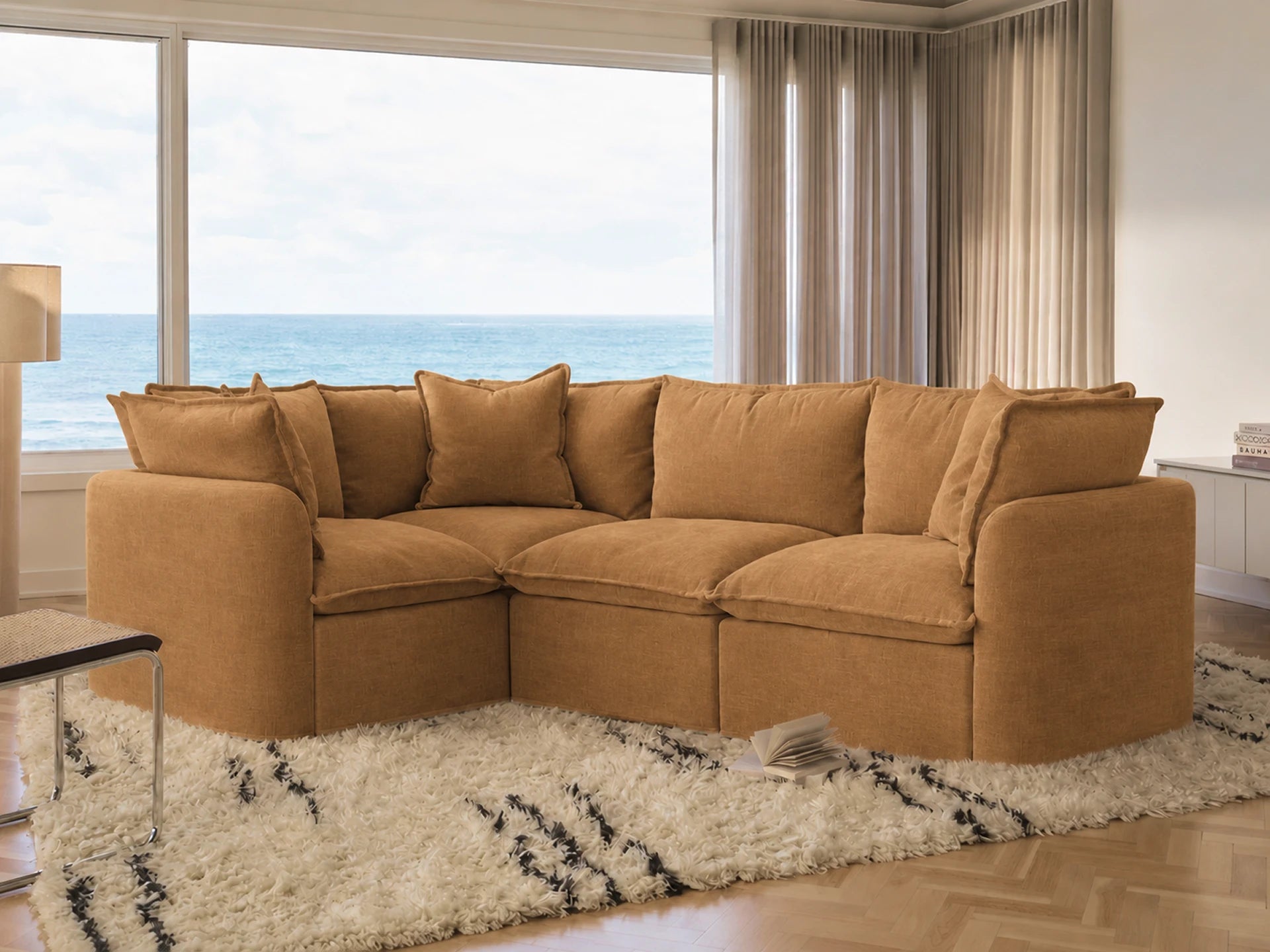 Tamarama Modular Sofa - Regular / 4 Sections / Bronzed Aussie