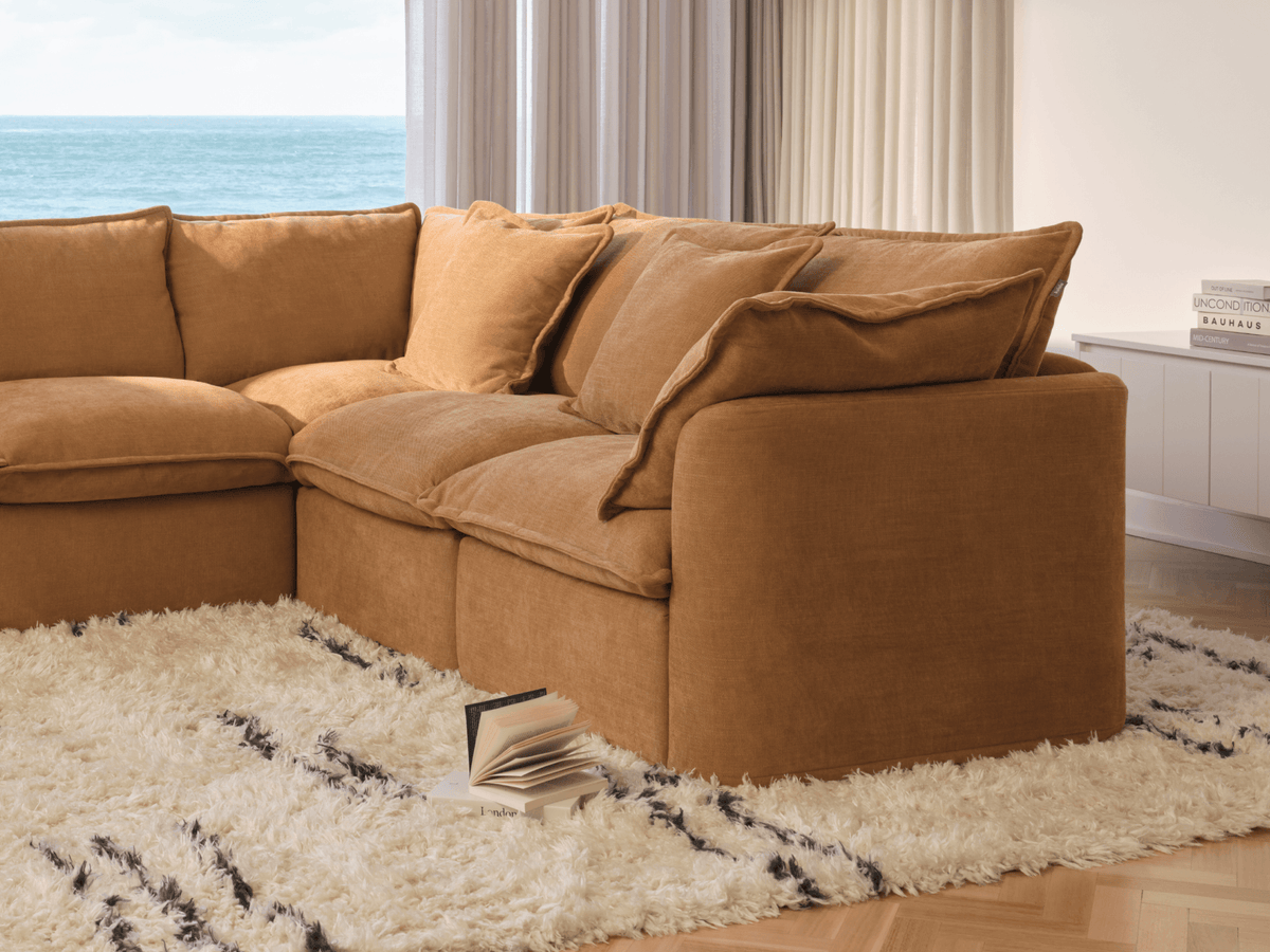 Tamarama Modular Sofa - 4 Sections / Extra Wide / Bronzed Aussie