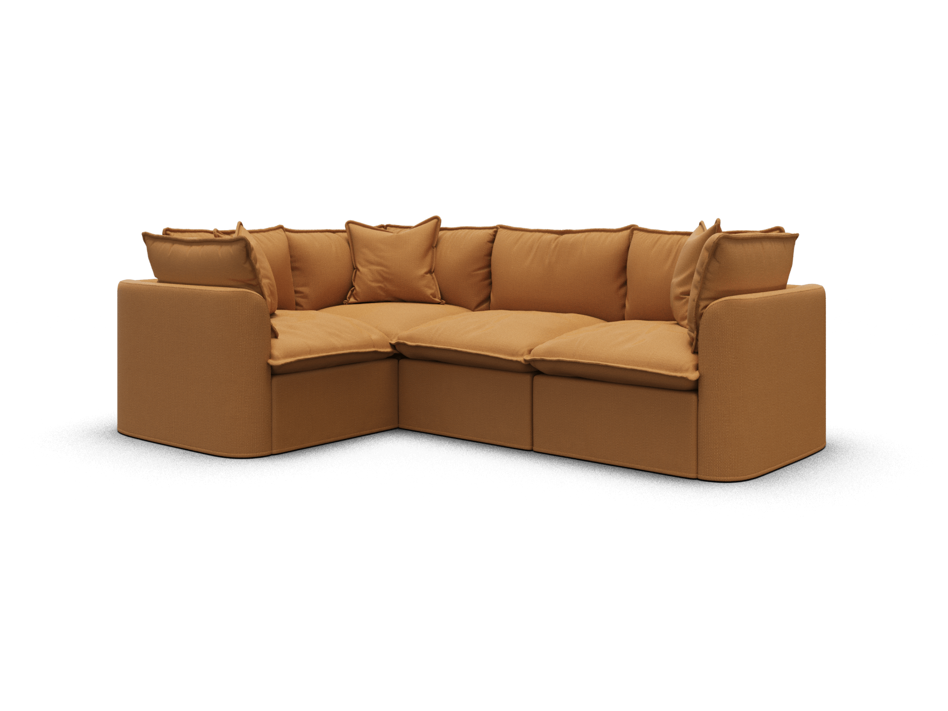 Tamarama Modular Sofa - Regular / 4 Sections / Bronzed Aussie