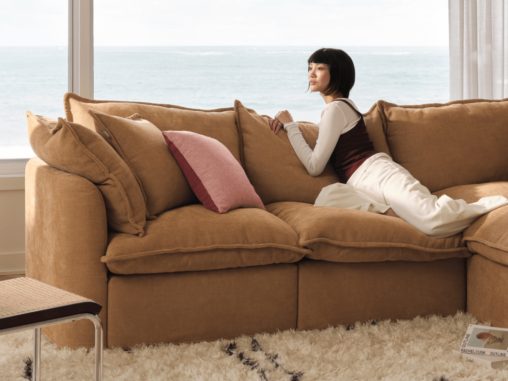 Tamarama Modular Sofa - Regular / 4 Sections / Bronzed Aussie