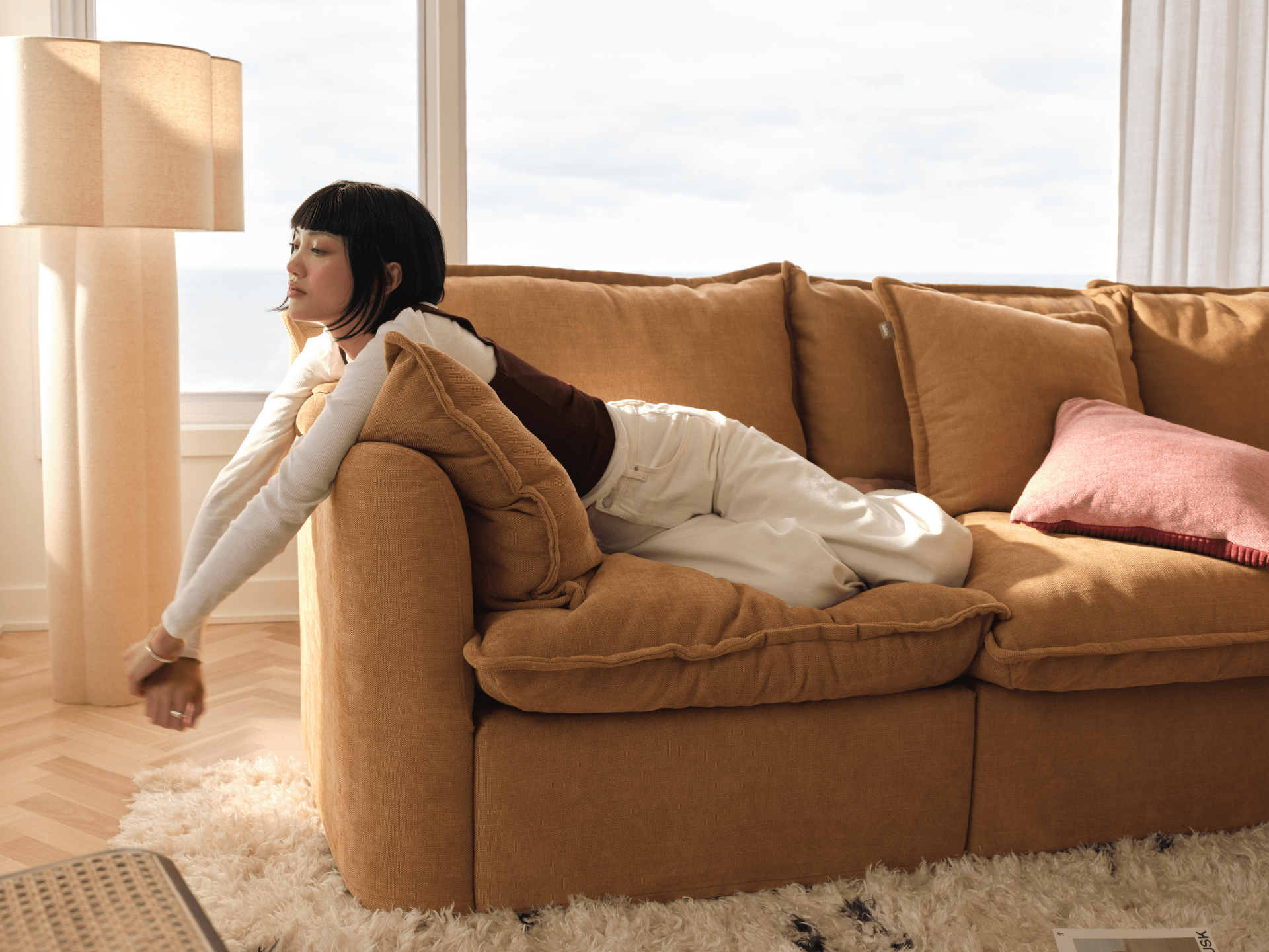 Tamarama Modular Sofa - 4 Sections / Regular / Bronzed Aussie