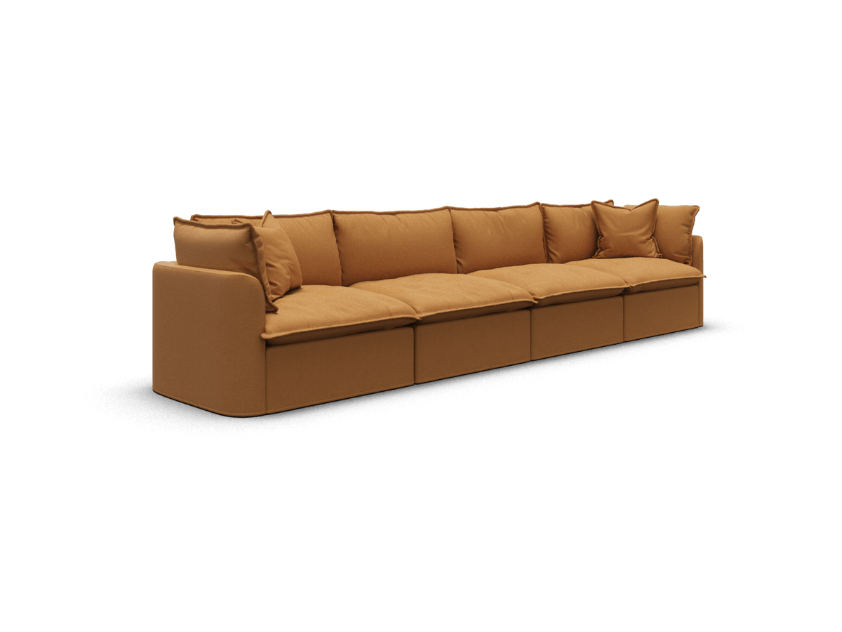 Tamarama Modular Sofa - 4 Sections / Extra Wide / Bronzed Aussie