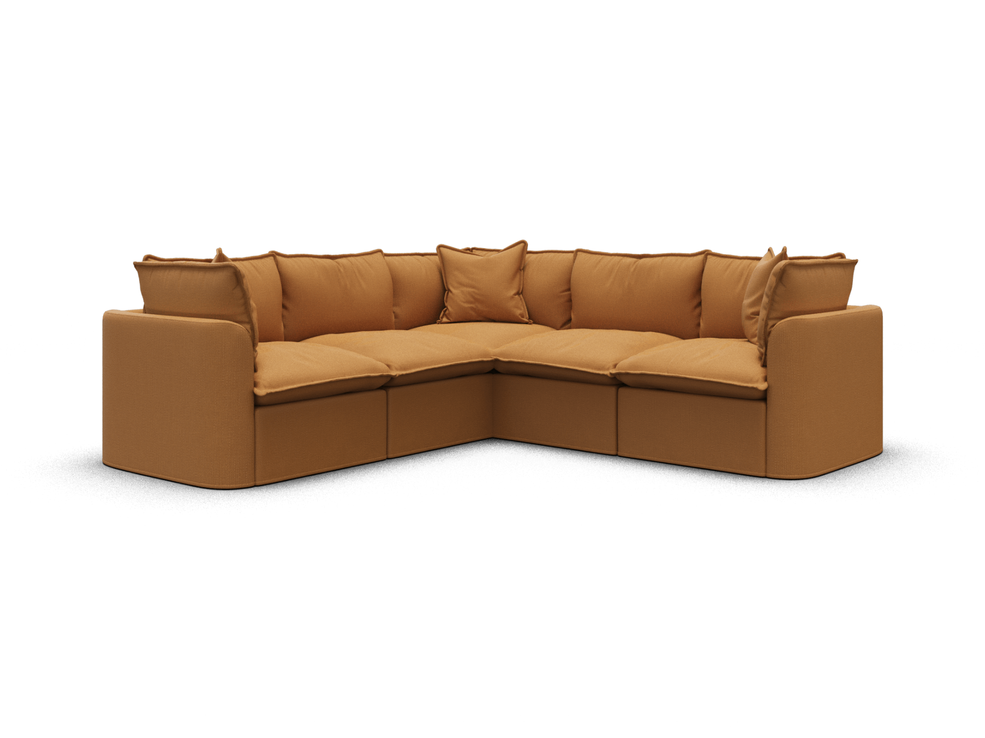 Tamarama Modular Sofa - 5 Sections / Regular / Bronzed Aussie