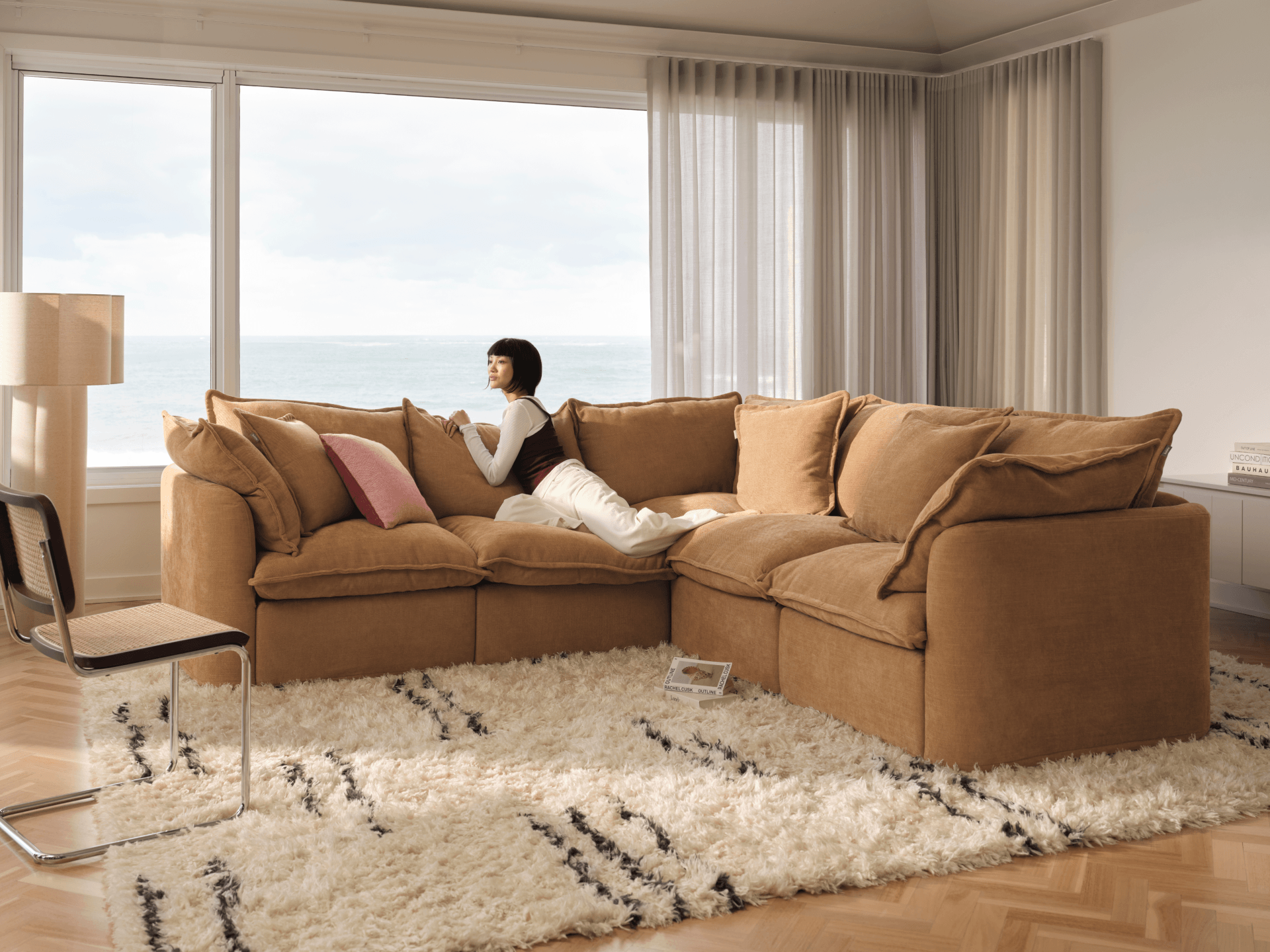 Tamarama Modular Sofa - 5 Sections / Regular / Bronzed Aussie