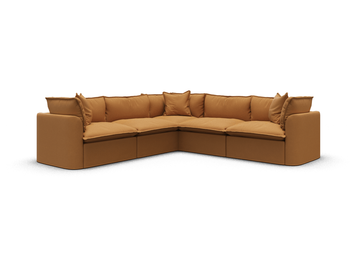 Tamarama Modular Sofa - 5 Sections / Extra Wide / Bronzed Aussie
