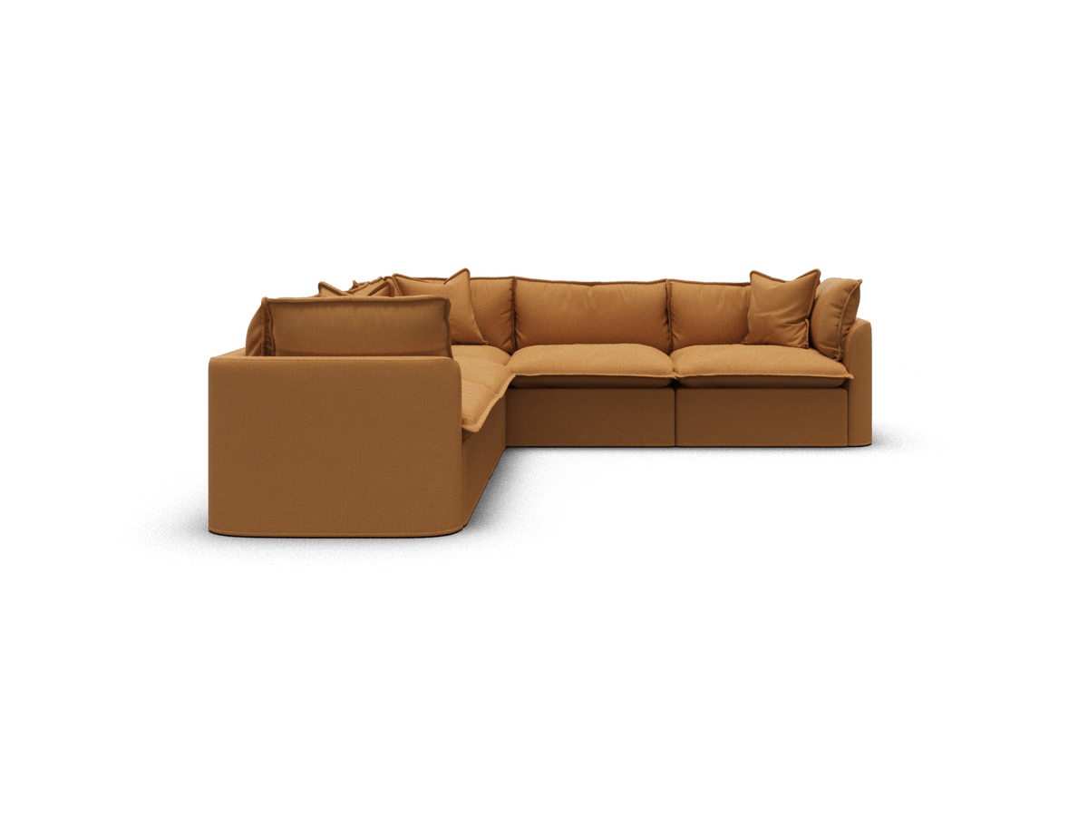 Tamarama Modular Sofa - 5 Sections / Extra Wide / Bronzed Aussie