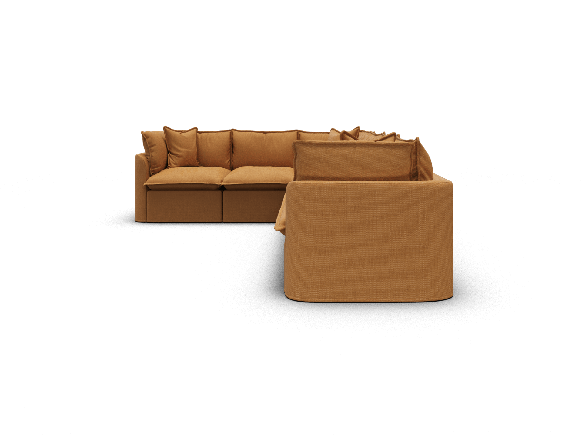Tamarama Modular Sofa - Regular / 6 Sections / Bronzed Aussie
