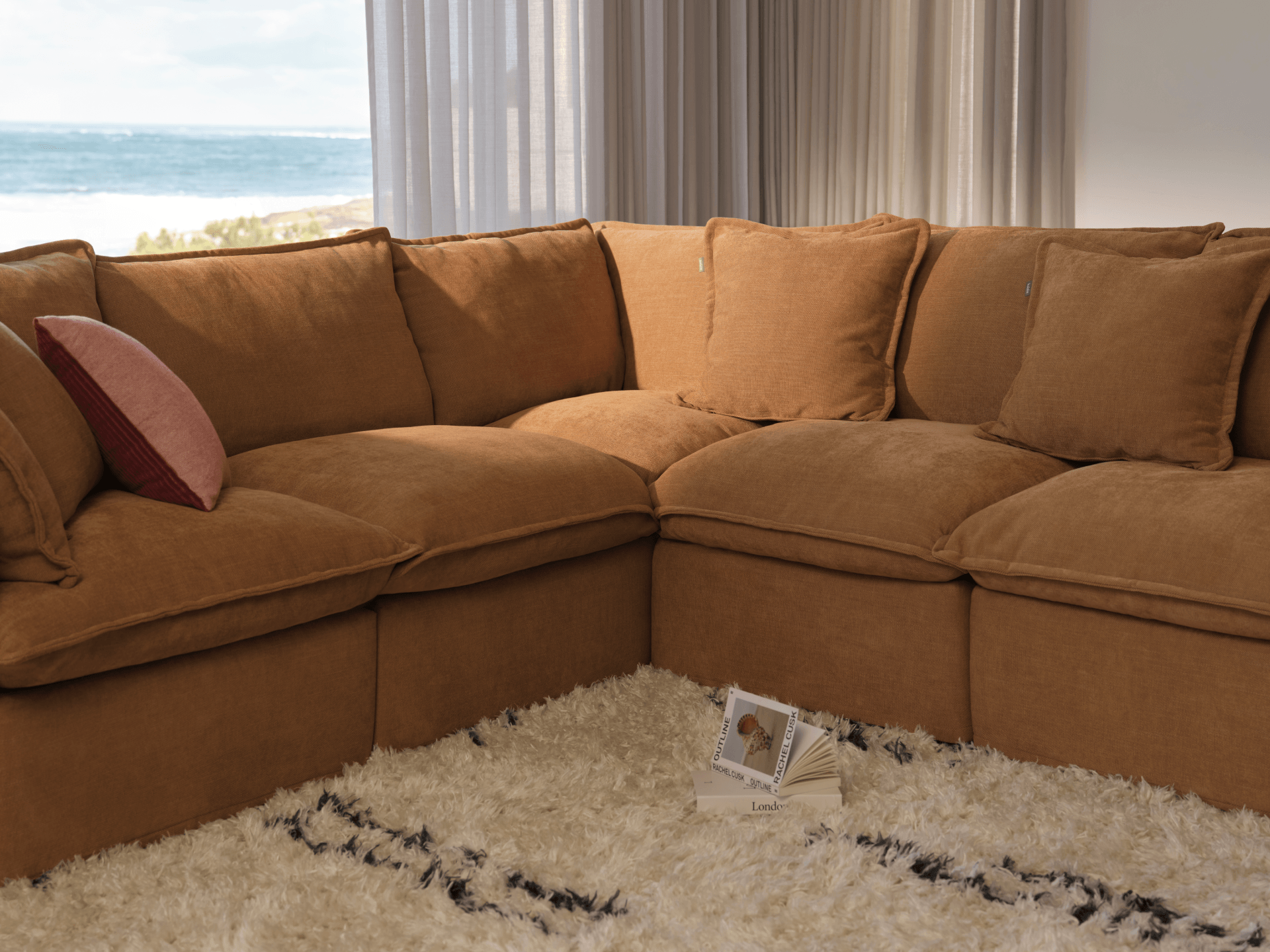 Tamarama Modular Sofa - Regular / 6 Sections / Bronzed Aussie