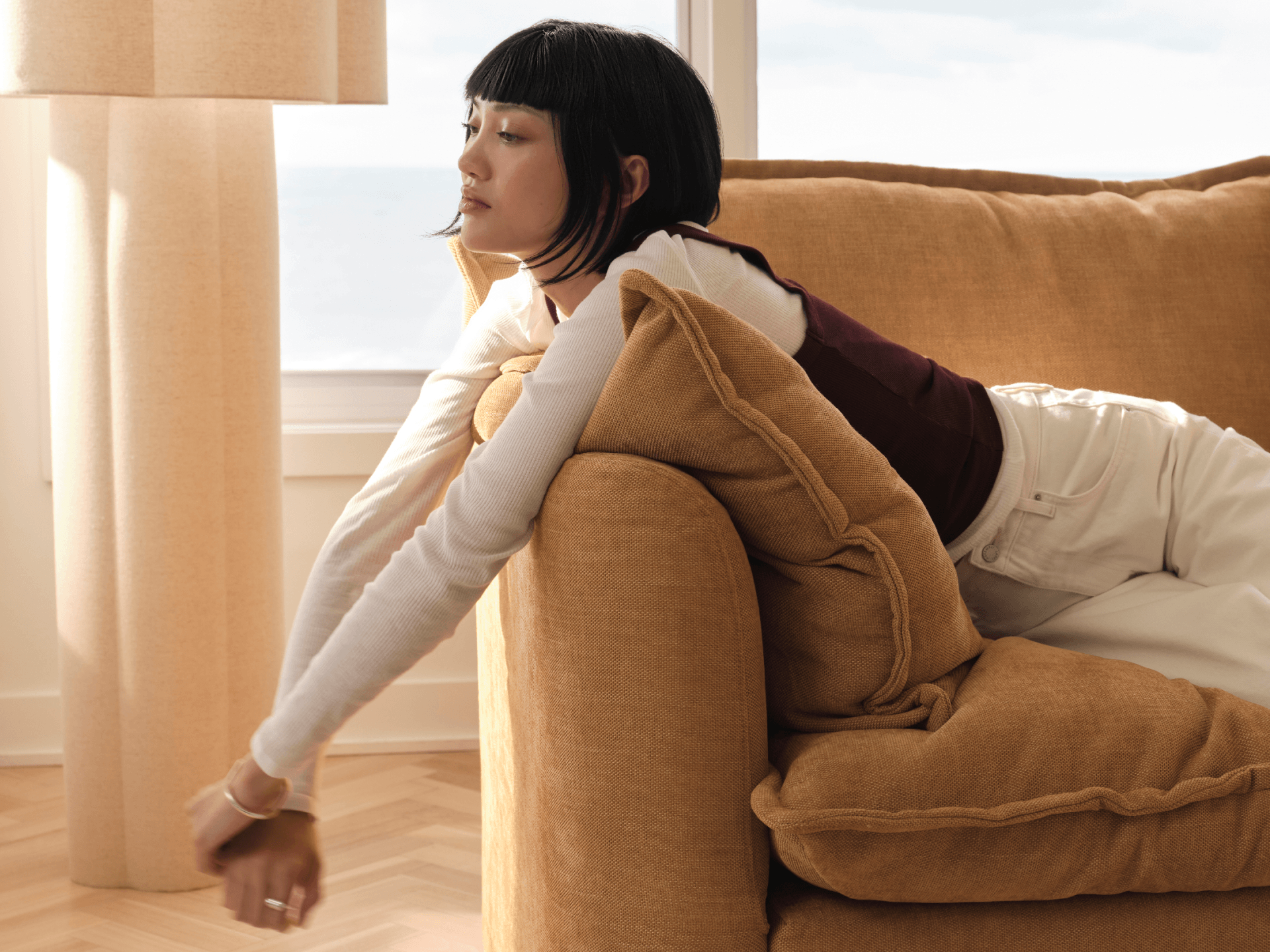 Tamarama Modular Armchair - Regular / Bronzed Aussie