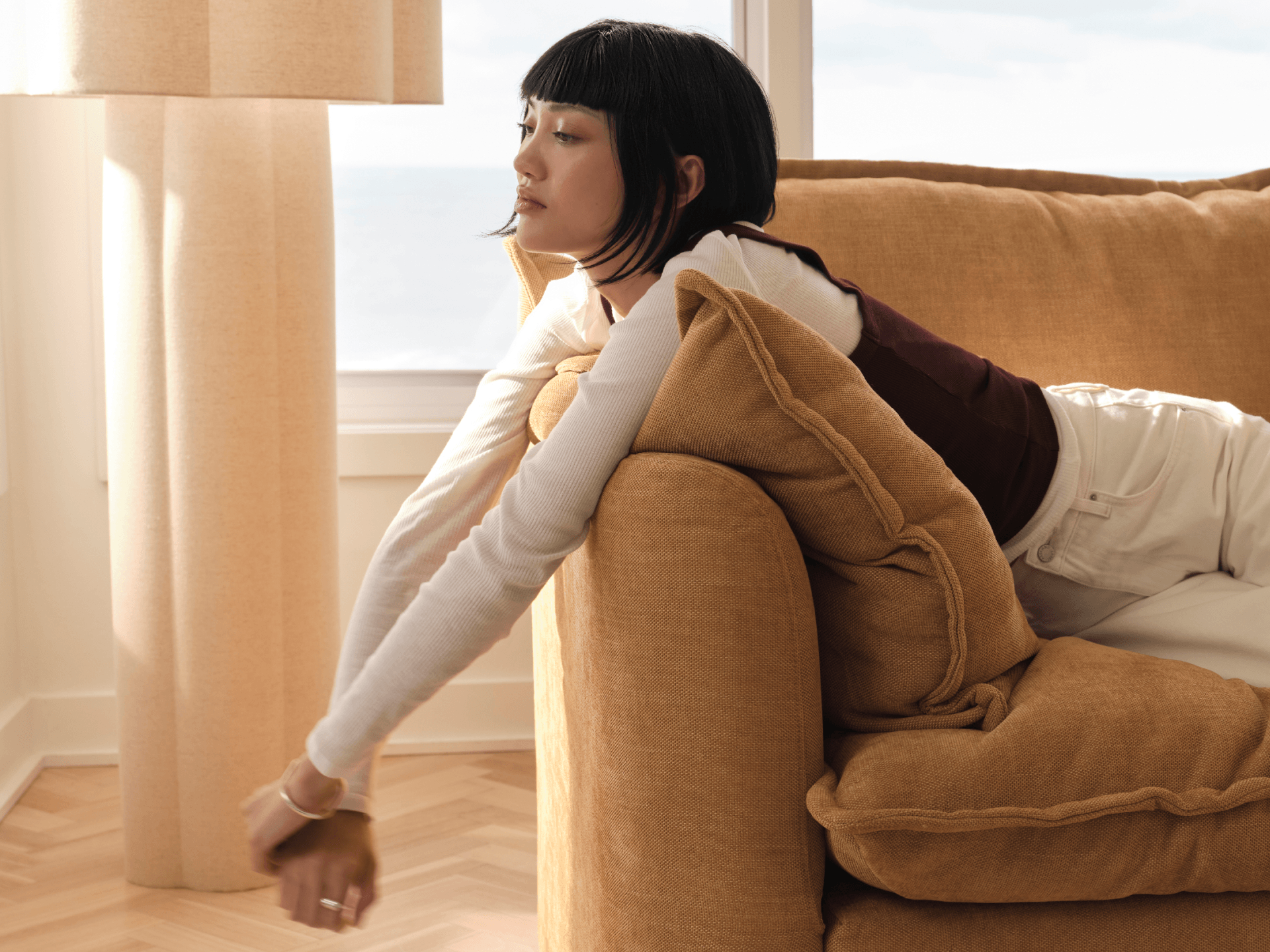 Tamarama Modular Armchair - Extra Wide / Bronzed Aussie