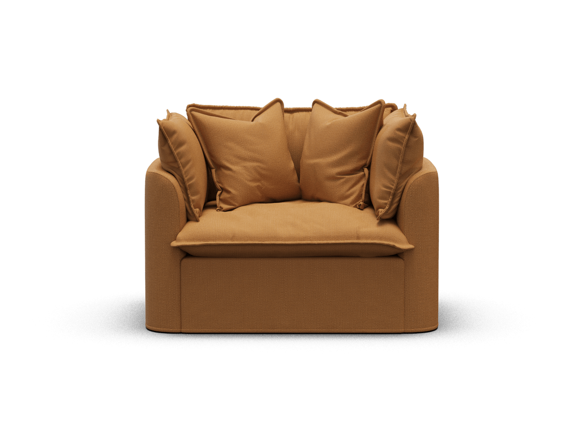Tamarama Modular Armchair Cover - Extra Wide / Bronzed Aussie