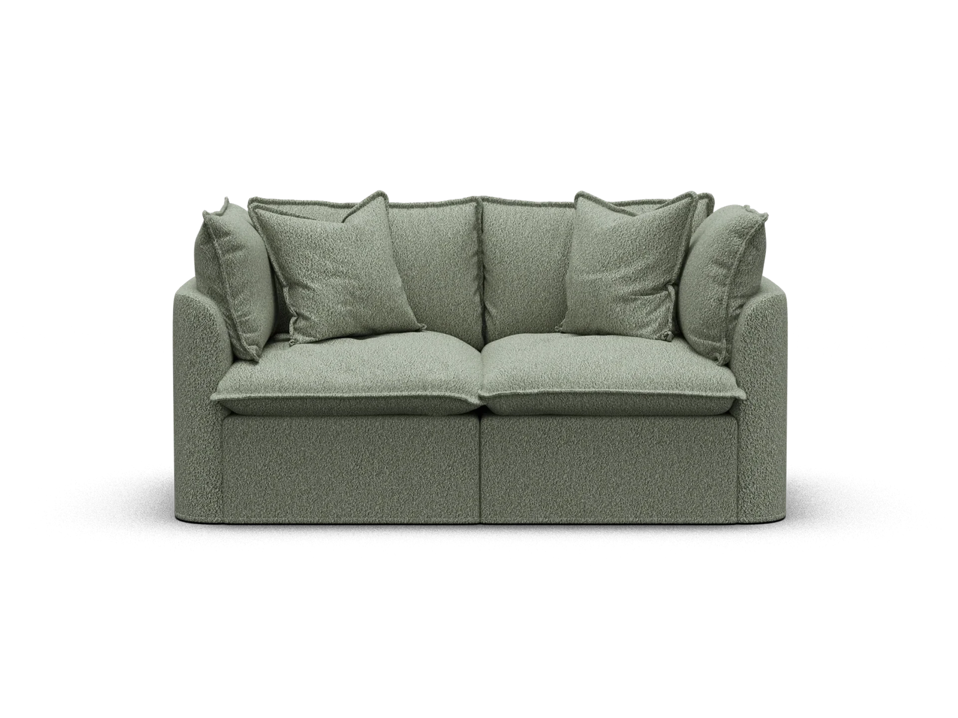 Tamarama Modular Sofa - 2 Sections / Regular / Frosty Grass (Luxe)