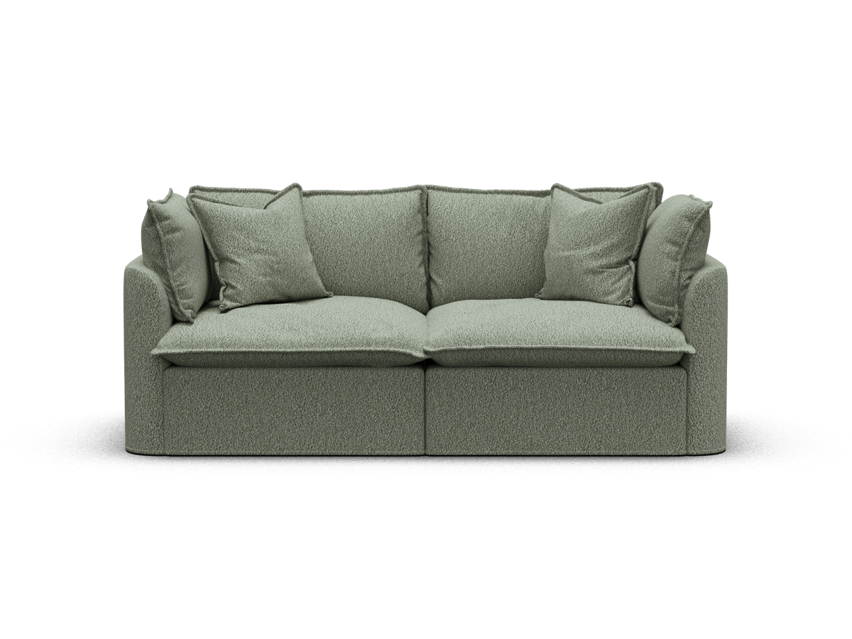Tamarama Modular Sofa - 2 Sections / Extra Wide / Frosty Grass (Luxe)