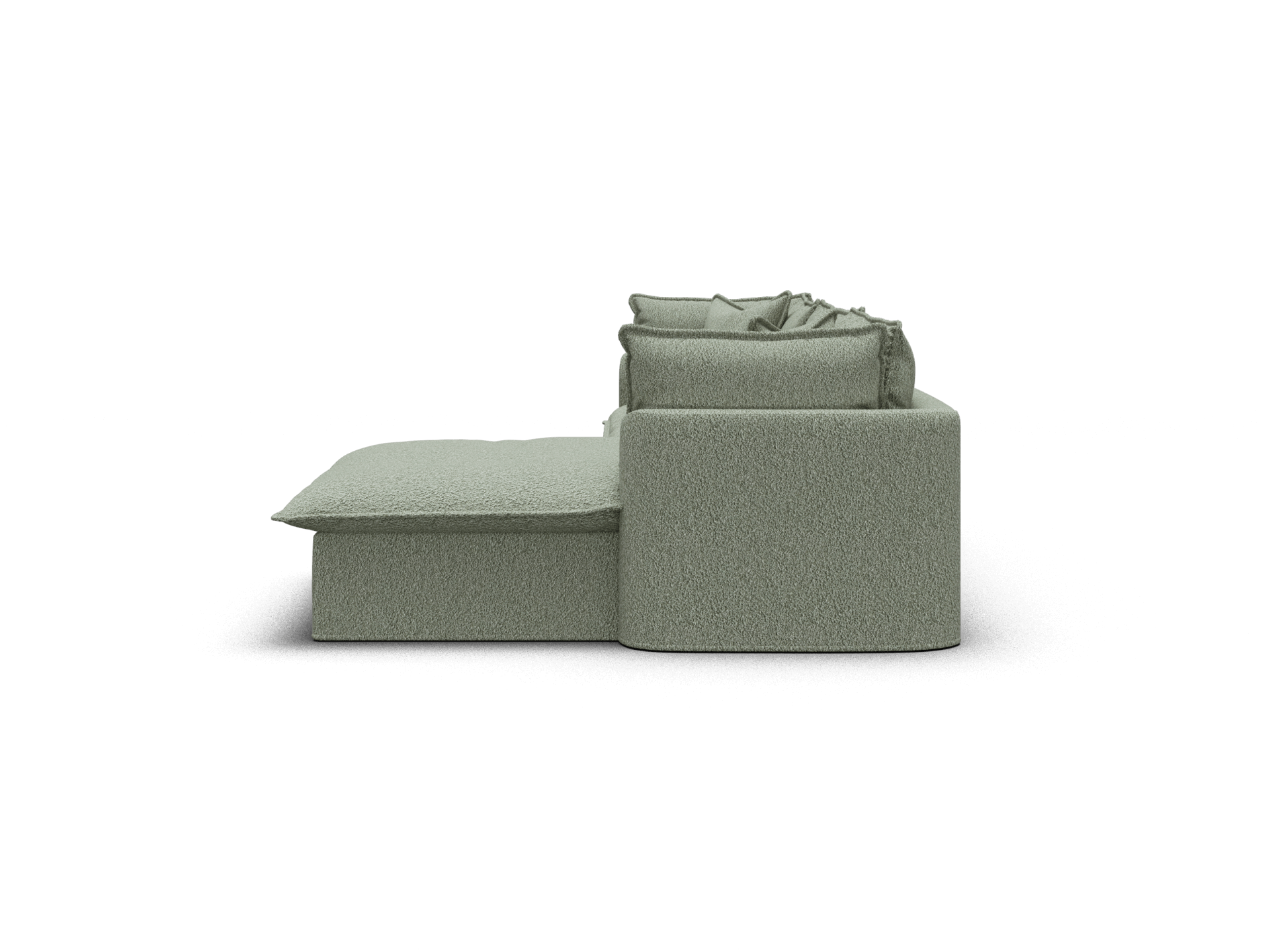 Tamarama Modular Sofa - Regular / 3 Sections / Frosty Grass (Luxe)