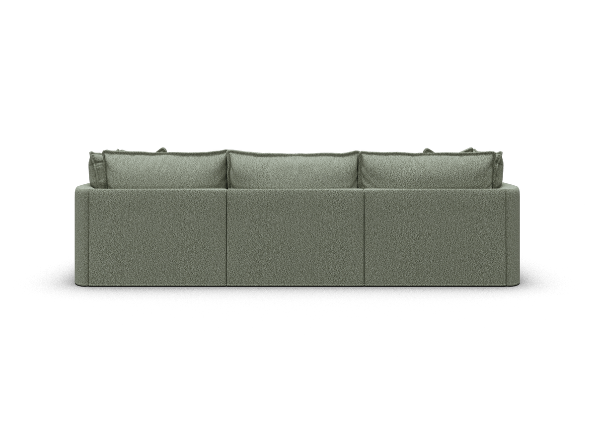 Tamarama Modular Sofa - 3 Sections / Extra Wide / Frosty Grass (Luxe)