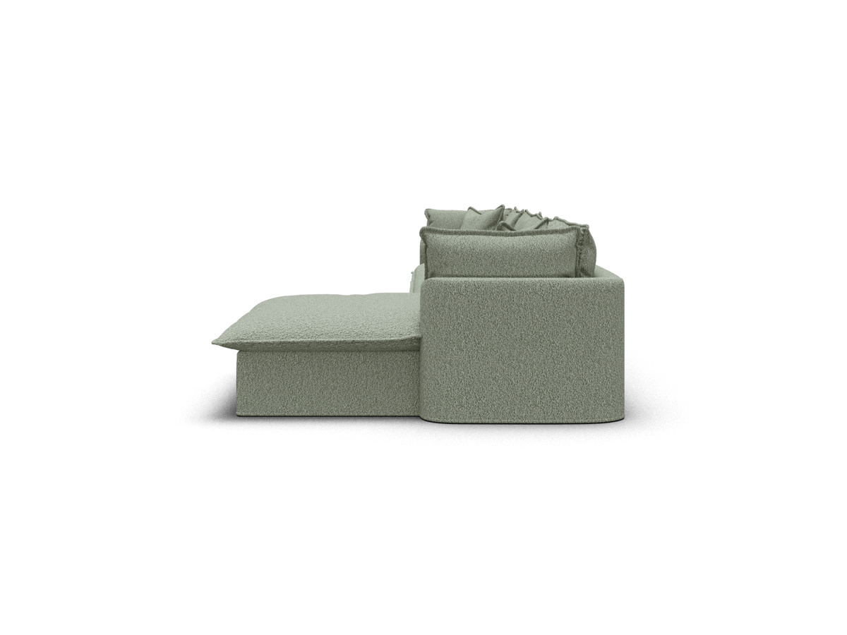 Tamarama Modular Sofa - 4 Sections / Regular / Frosty Grass (Luxe)