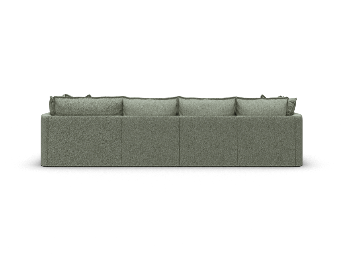 Tamarama Modular Sofa - 4 Sections / Regular / Frosty Grass (Luxe)