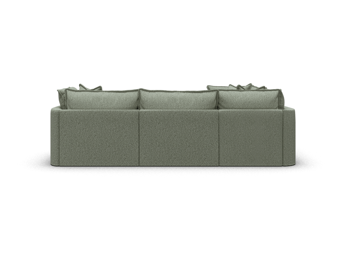 Tamarama Modular Sofa - 4 Sections / Extra Wide / Frosty Grass (Luxe)
