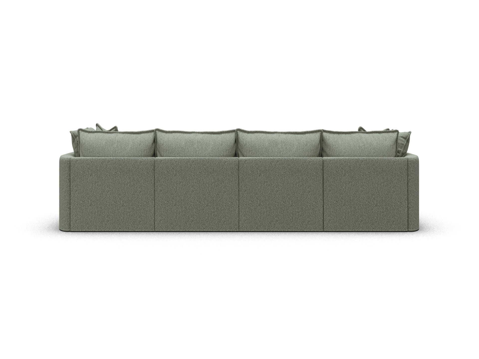 Tamarama Modular Sofa - Regular / 4 Sections / Frosty Grass (Luxe)
