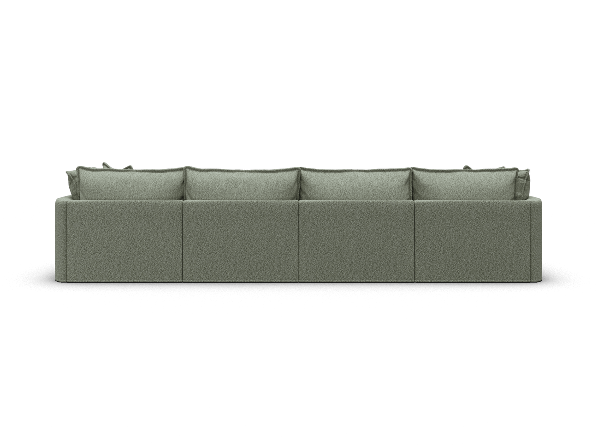 Tamarama Modular Sofa - 4 Sections / Extra Wide / Frosty Grass (Luxe)