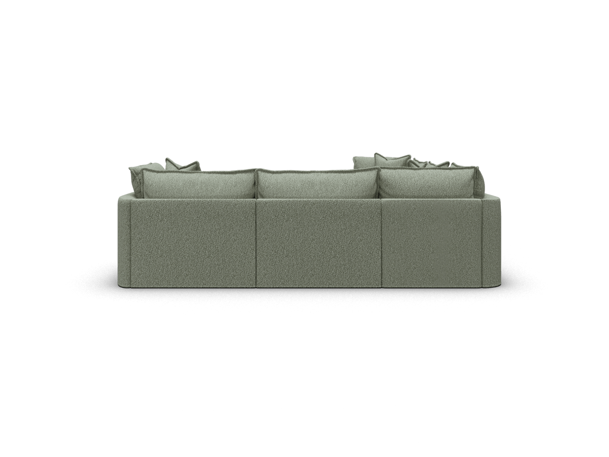 Tamarama Modular Sofa - 5 Sections / Extra Wide / Frosty Grass (Luxe)