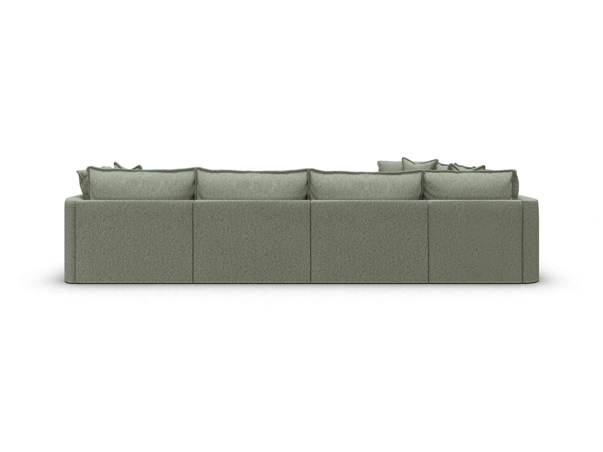 Tamarama Modular Sofa - 6 Sections / Extra Wide / Frosty Grass (Luxe)
