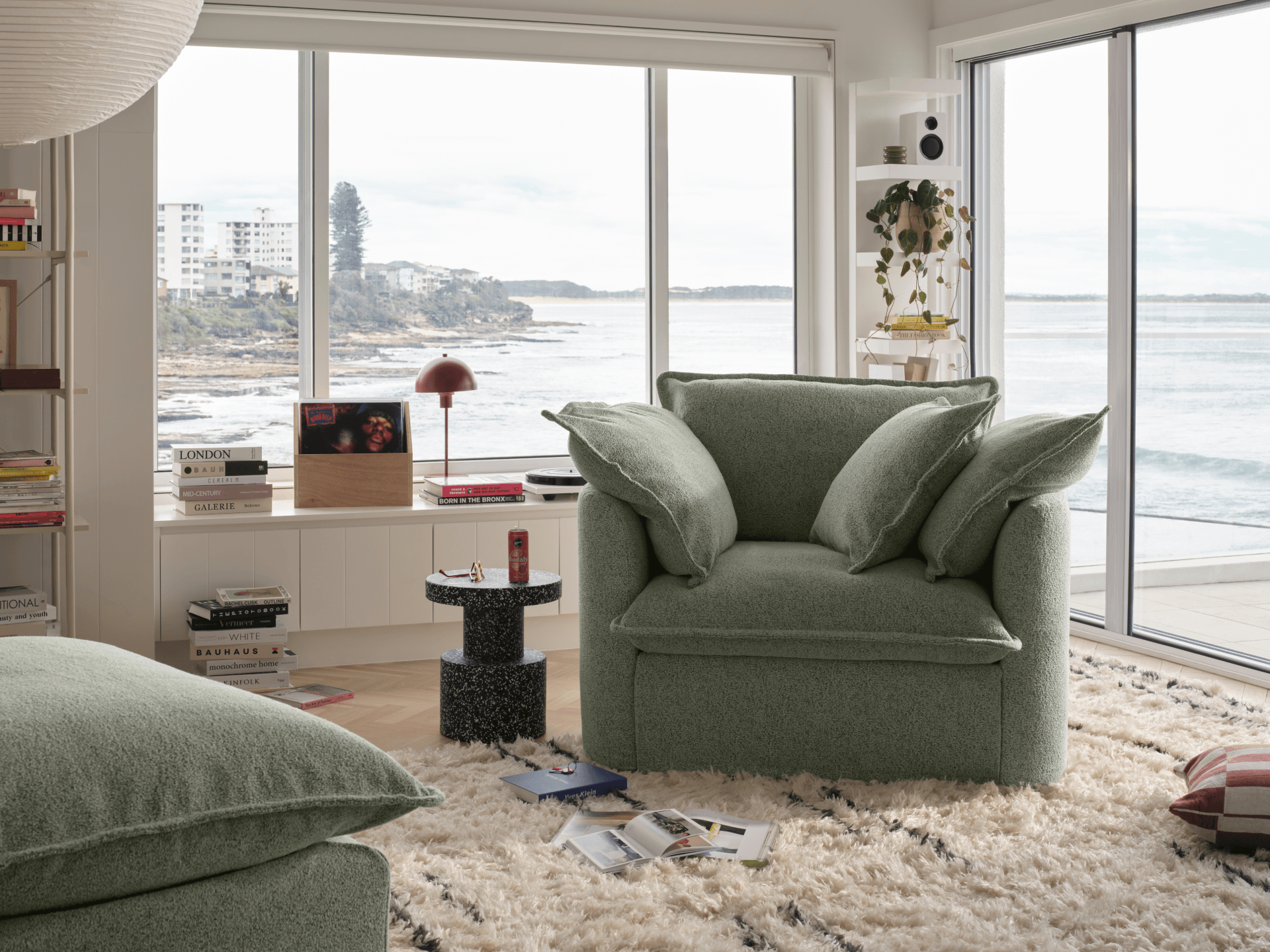 Tamarama Modular Armchair - Regular / Frosty Grass (Luxe)