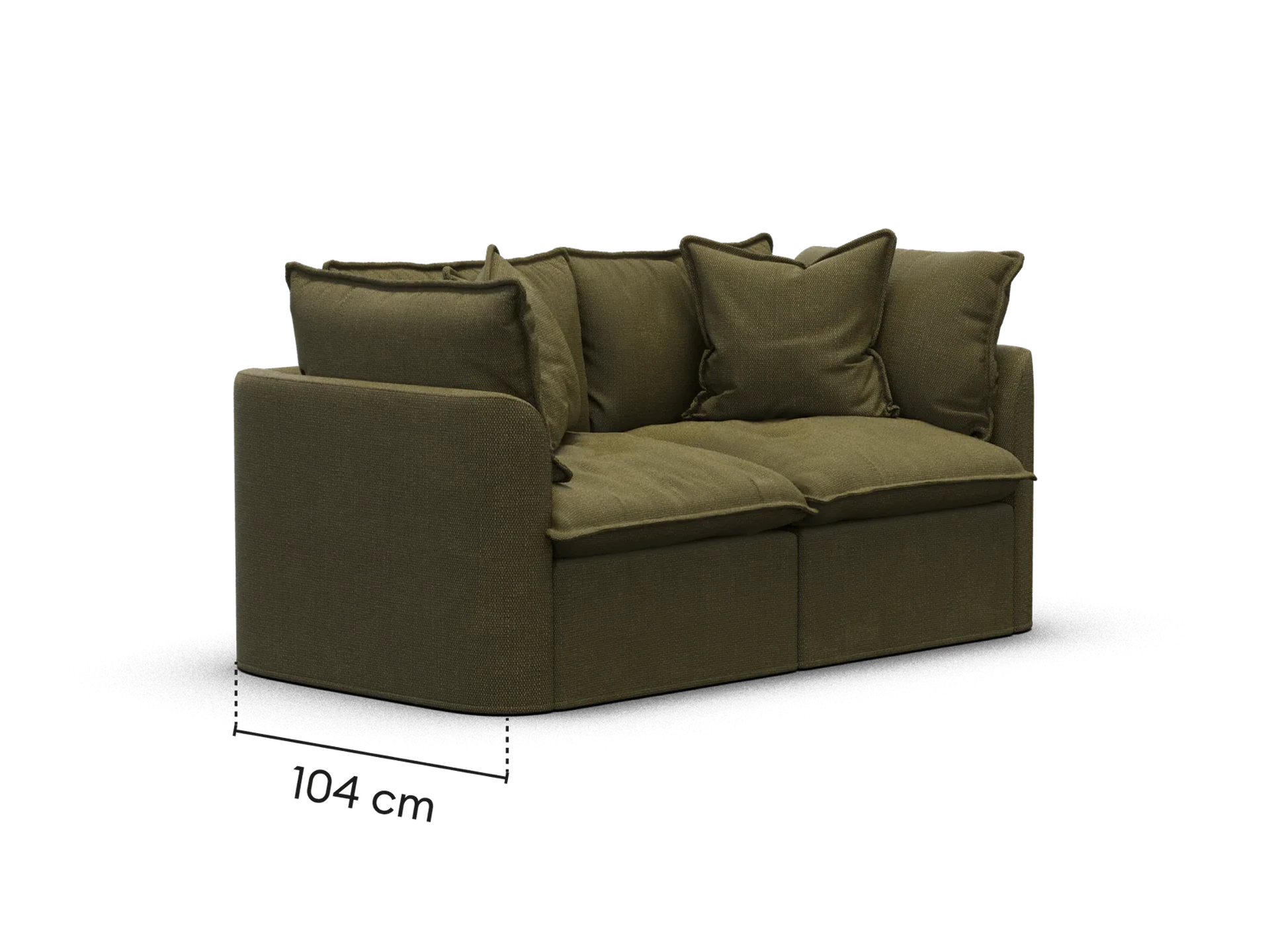 Tamarama Modular Sofa - Regular / 2 Sections / Forest Walk