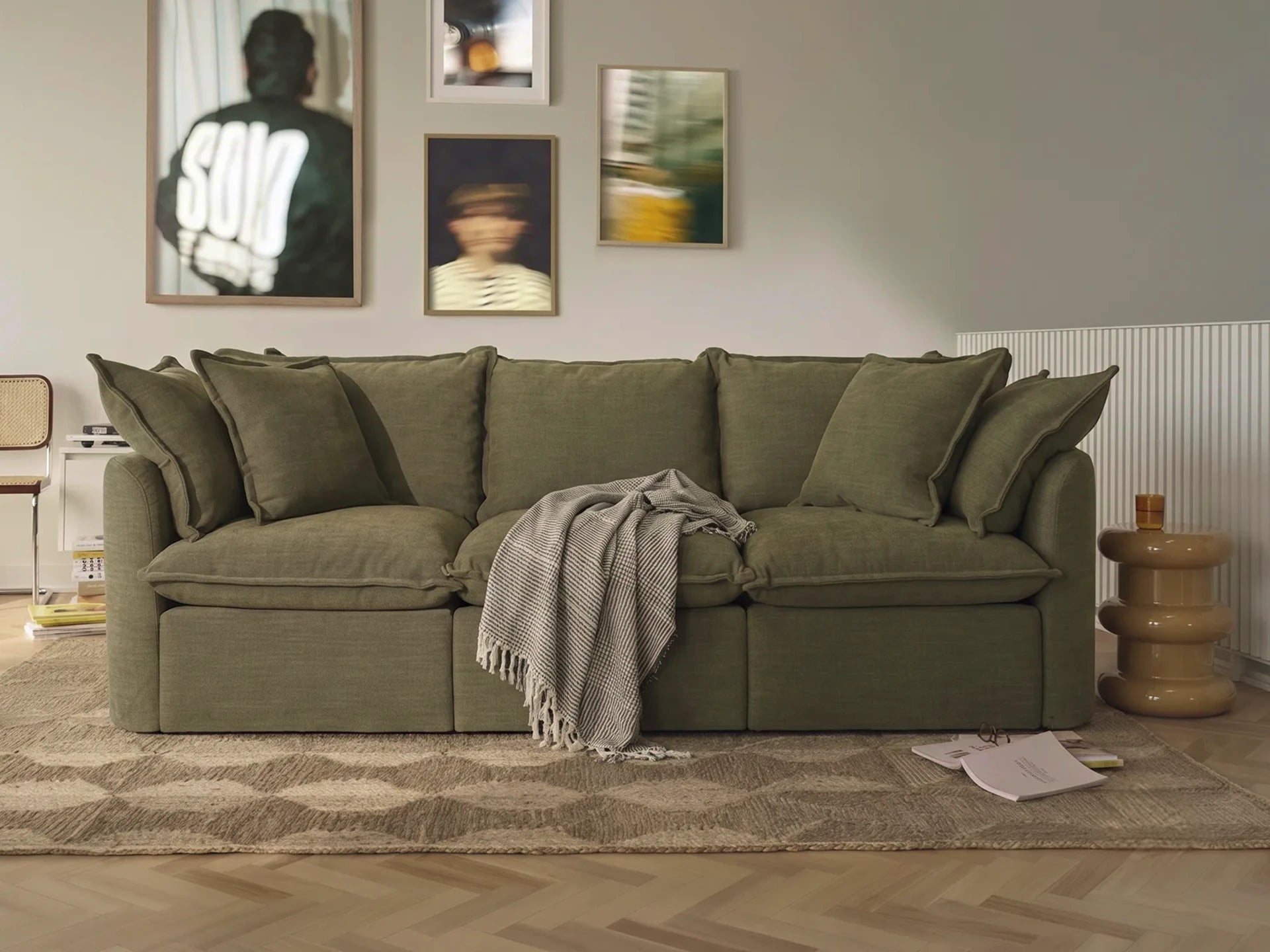 Tamarama Modular Sofa - 3 Sections / Regular / Forest Walk