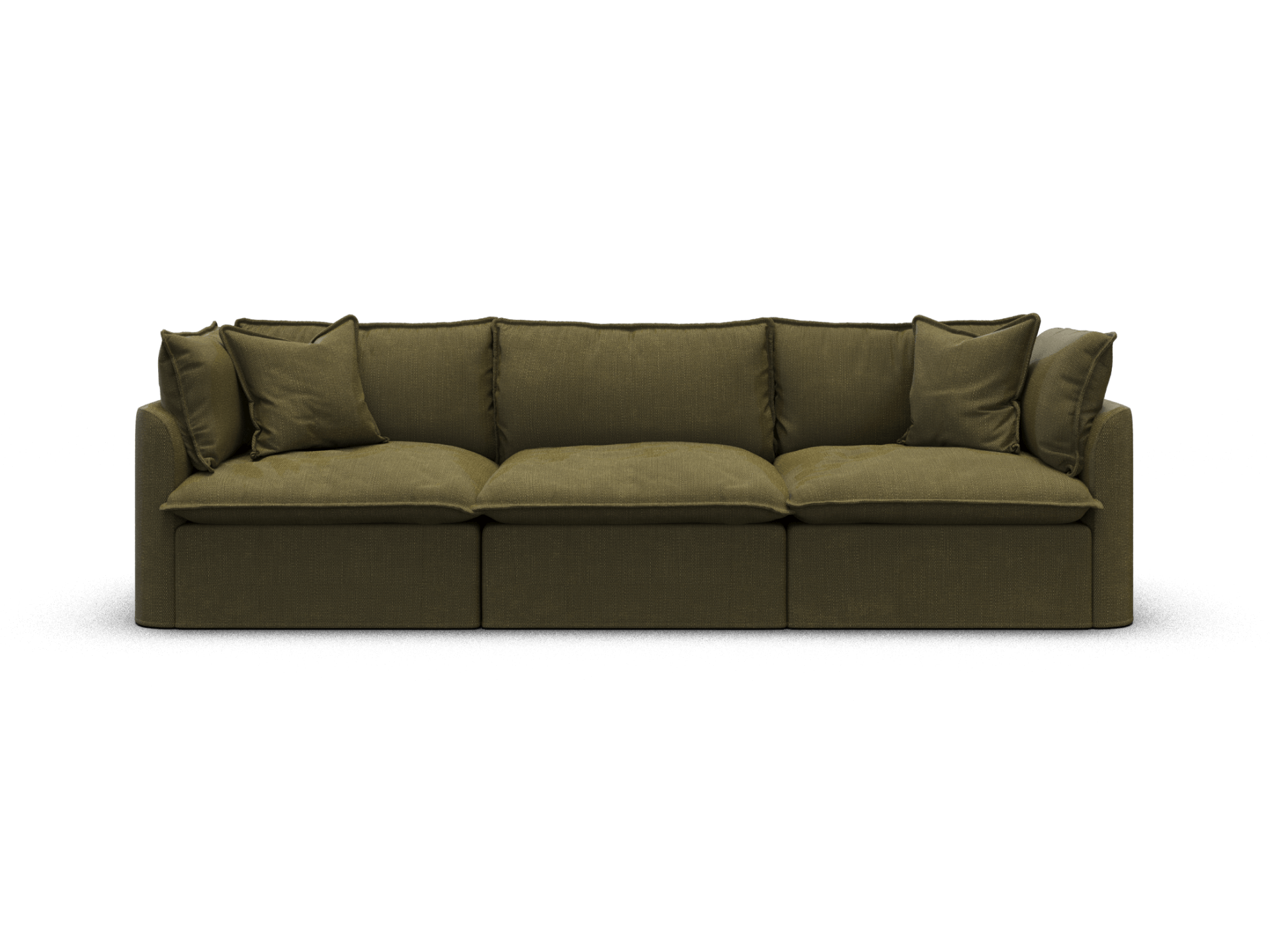 Tamarama Modular Sofa - 3 Sections / Extra Wide / Forest Walk